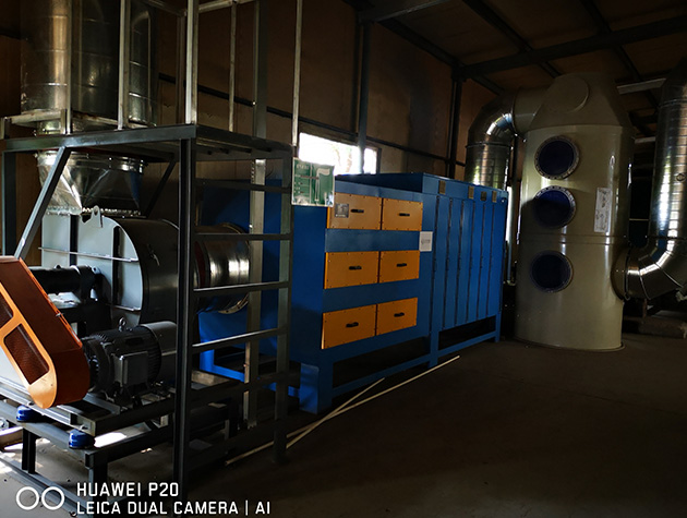 石家庄塑料厂废气处理设备原理及特点