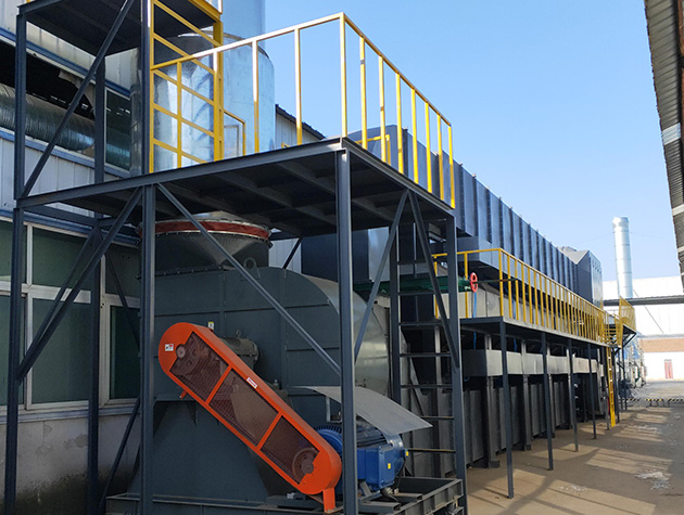 石家庄喷漆废气处理设备设计有哪地方需要注意